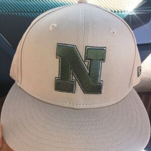 Nebraska Corn Huskers New Era Beige Fitted Cap